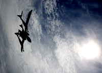 SpaceShipOne and White Knight air to air