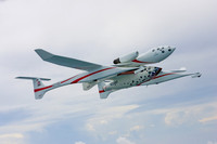 SpaceShipOne and White Knight air to air
